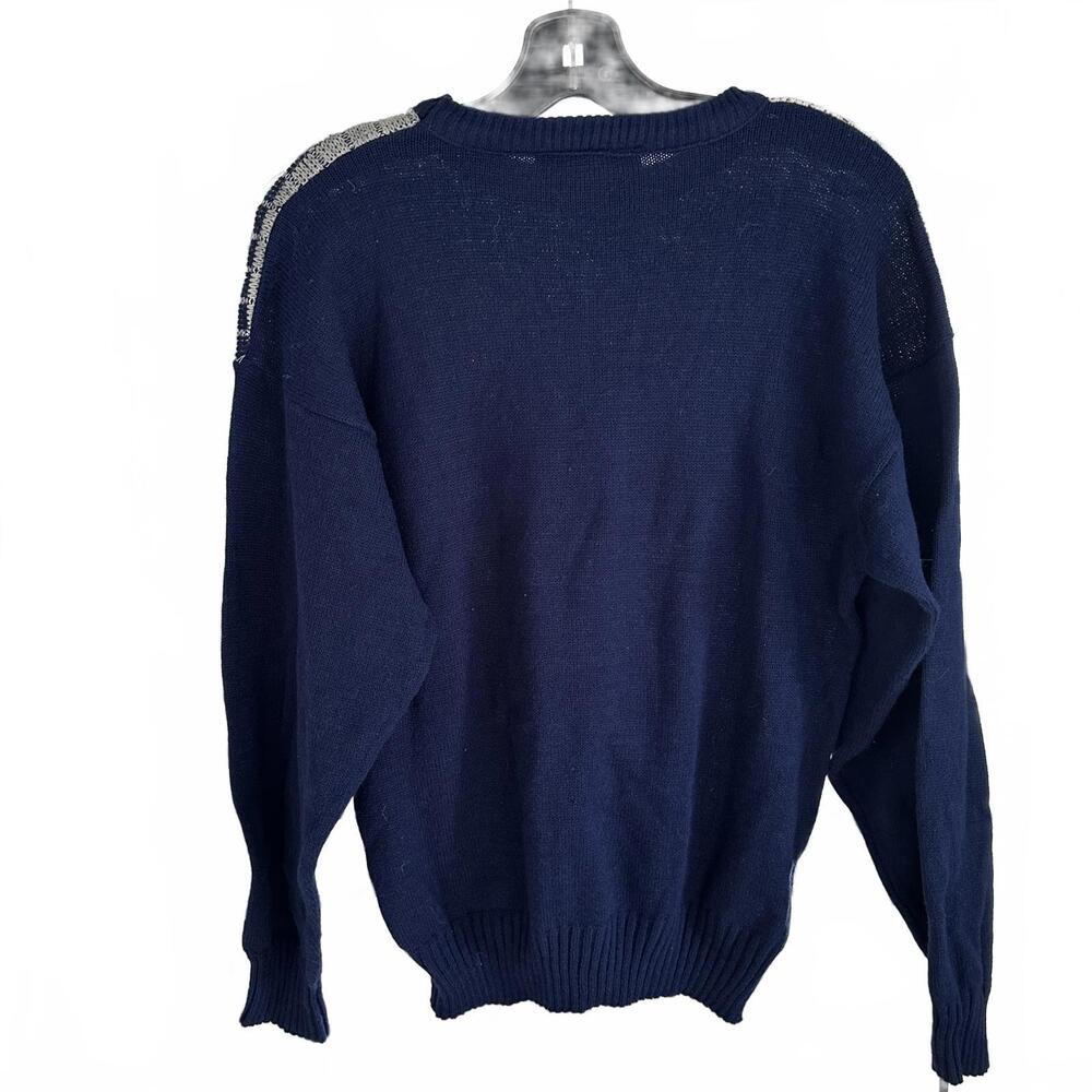 Vintage Cooper Canadian Granpa Style Wool Blend Knit Men's Sweater - G/L - Picture 3 of 7